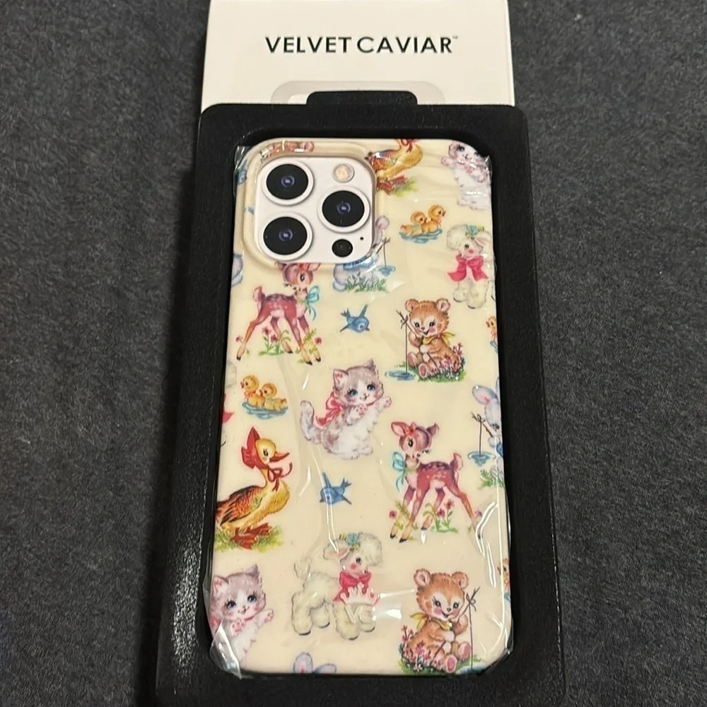 Velvet Caviar Limited Edition Baby Animals iPhone Case Iphone 15 pro max New